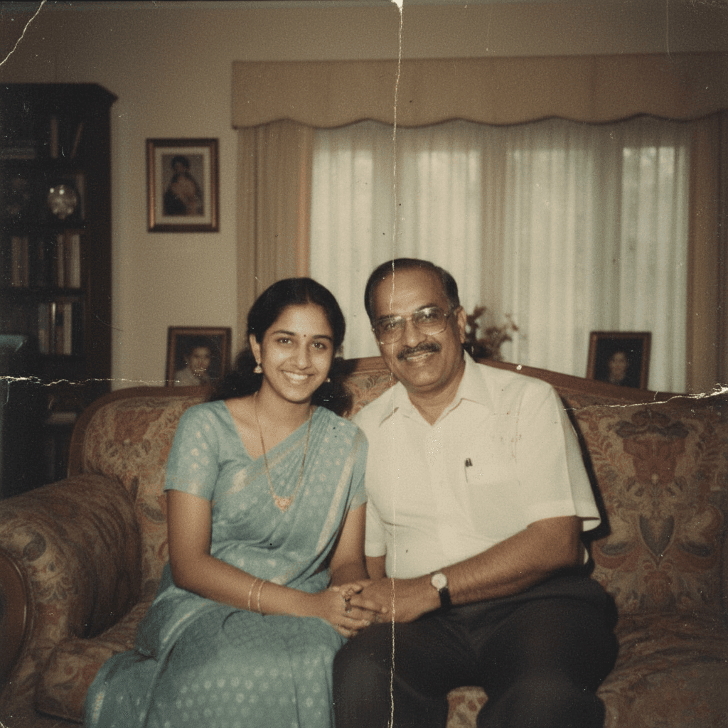 Faded color photo